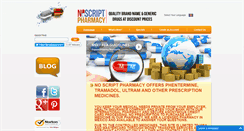 Desktop Screenshot of noscriptpharmacy.com